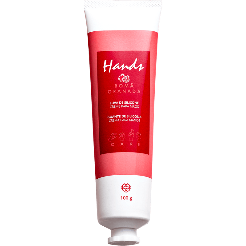 Hands Crema de Manos Guante Silicona Granada 100g